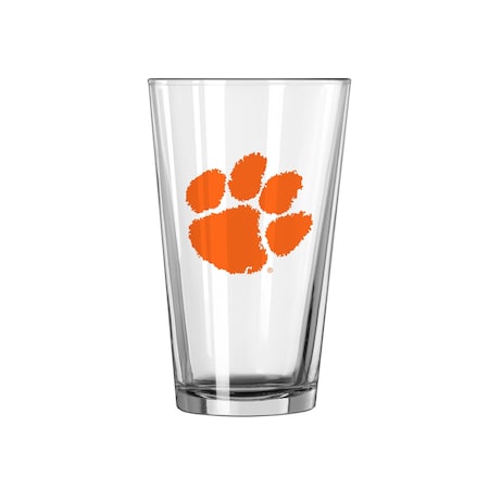 Logo Brands Clemson 16oz Gameday Pint Glass 123-G16P-1